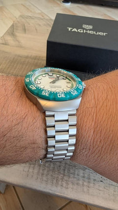 TAG Heuer Formula 1 Solargraph Green Bezel