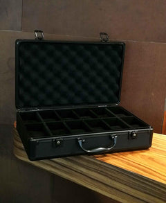 Aluminium Watch Travel Case - 12 Watch Capacity