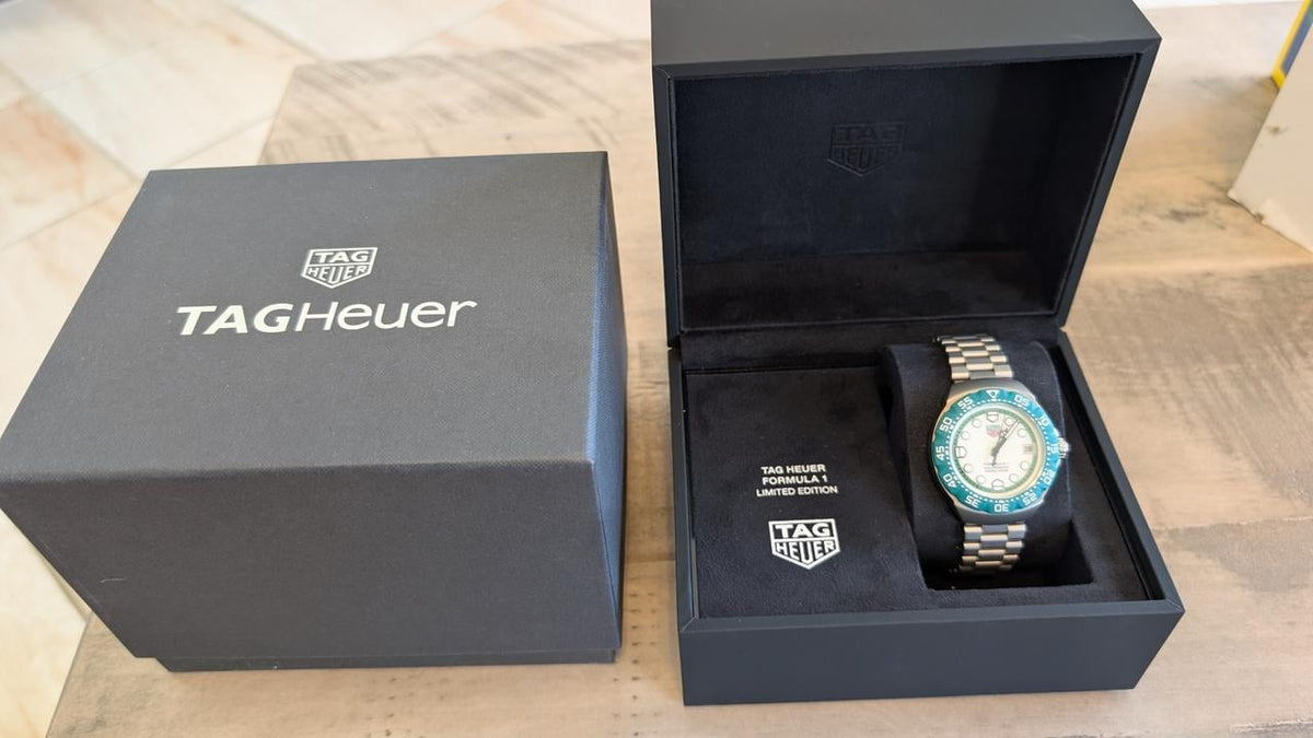 TAG Heuer Formula 1 Solargraph Green Bezel