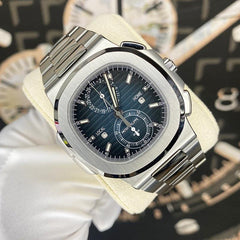 Patek Philippe Nautilus Travel Time Chronograph 5990/1A-011 Blue Dial