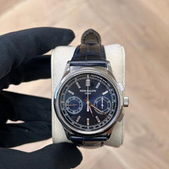 Patek Philippe Chronograph 5170P Platinum Blue Diamond Baguette Dial