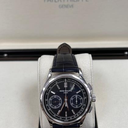 Patek Philippe Chronograph 5170P Platinum Blue Diamond Baguette Dial