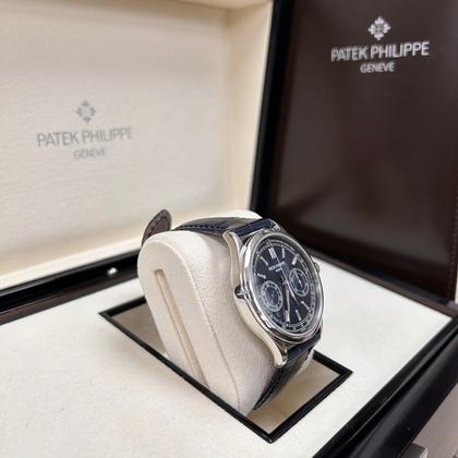 Patek Philippe Chronograph 5170P Platinum Blue Diamond Baguette Dial