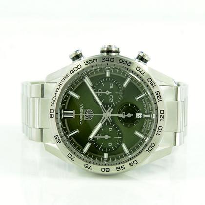 TAG Heuer Carrera Heuer-02T Chronograph Calibre 02 Green Dial