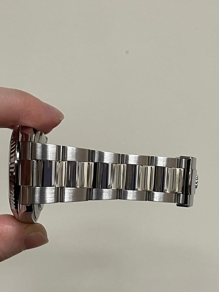 Rolex Datejust 41 126334 Blue Roman Dial Fluted Bezel Oyster