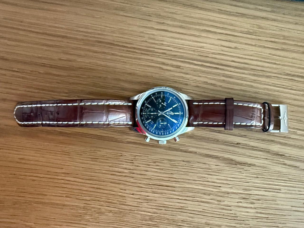 Breitling Transocean Chronograph AB015212 43mm Black Dial