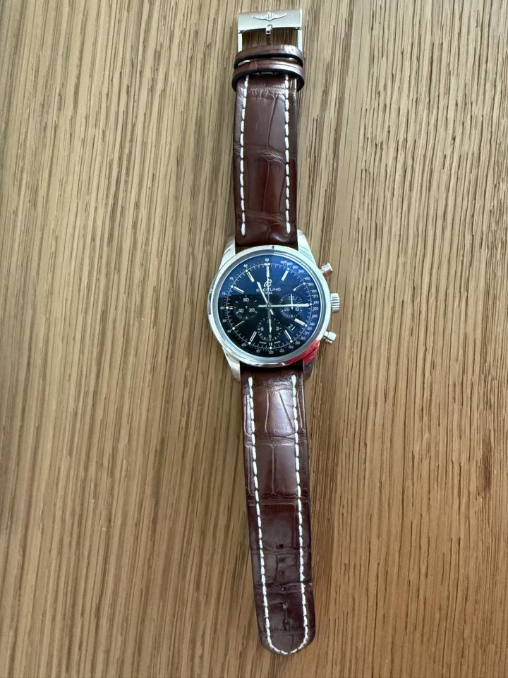 Breitling Transocean Chronograph AB015212 43mm Black Dial