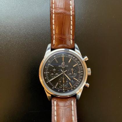 Breitling Transocean Chronograph AB015212 43mm Black Dial