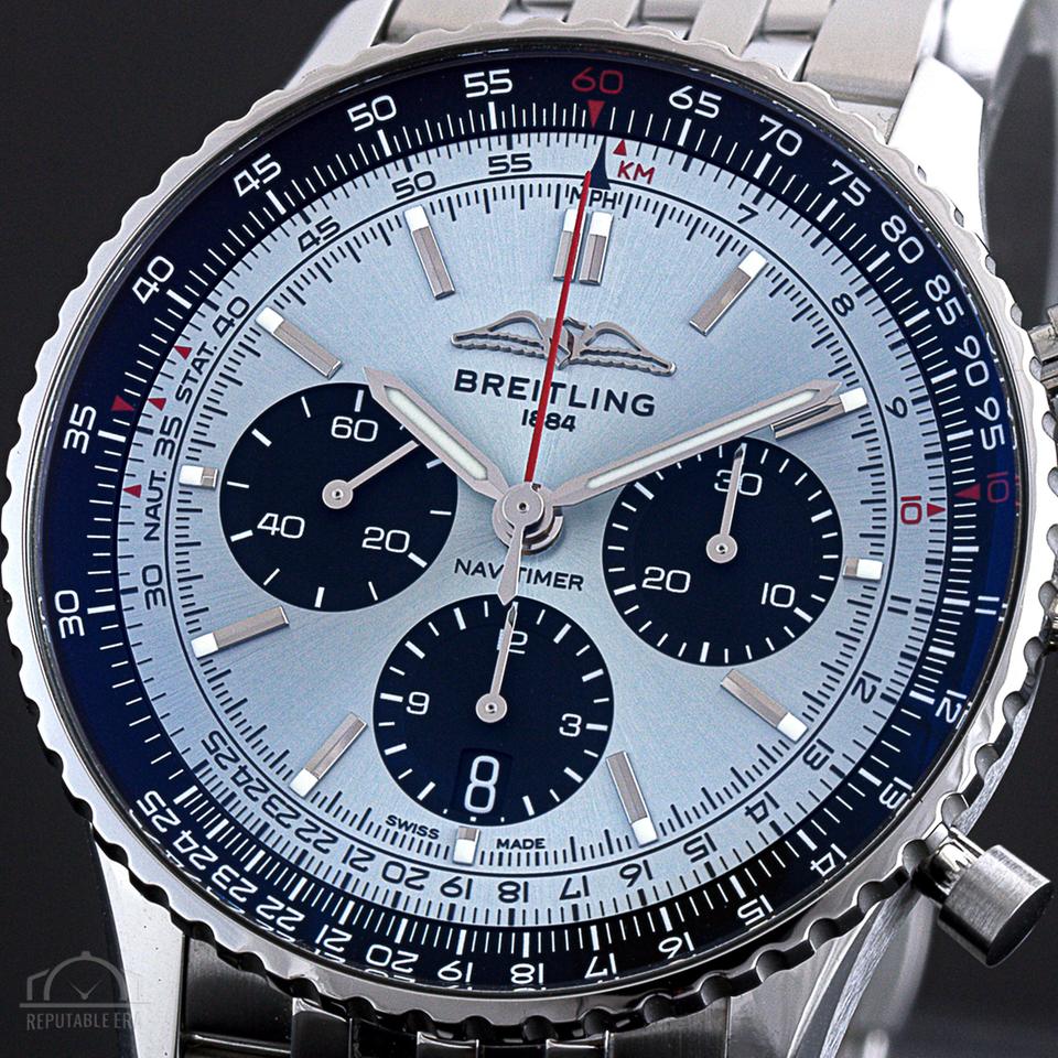 Breitling Navitimer B01 Chronograph 43 Ice Blue AB0138