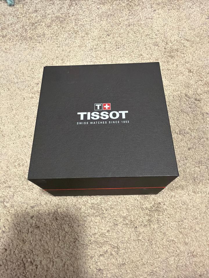 Tissot Gentleman 40mm Blue Dial Titanium Quartz