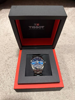 Tissot Gentleman 40mm Blue Dial Titanium Quartz
