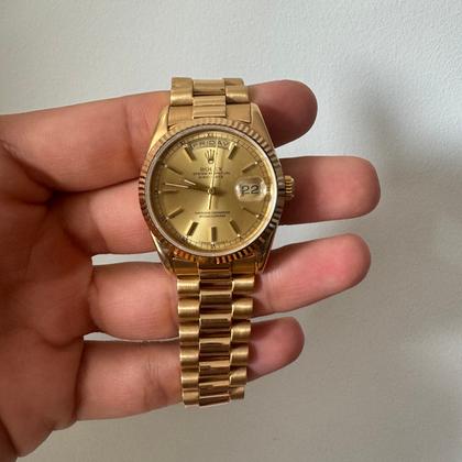 Rolex Day-Date 36 President 18238 Yellow Gold Champagne