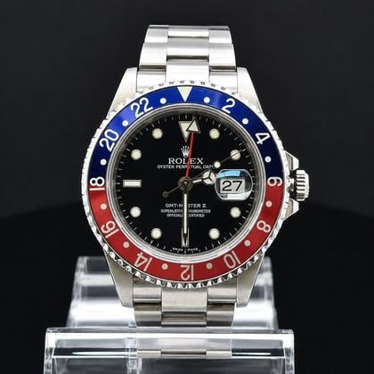 Rolex GMT-Master II 16710 Pepsi Bezel Black Dial