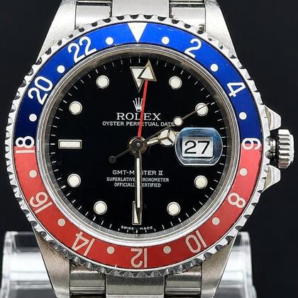 Rolex GMT-Master II 16710 Pepsi Bezel Black Dial