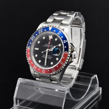 Rolex GMT-Master II 16710 Pepsi Bezel Black Dial