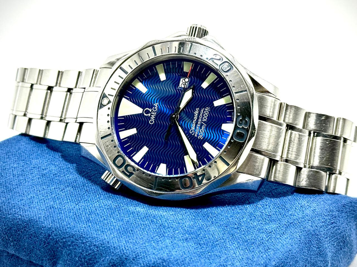Omega Seamaster Diver 300 M 2265.80.00 Blue Dial Quartz 41mm