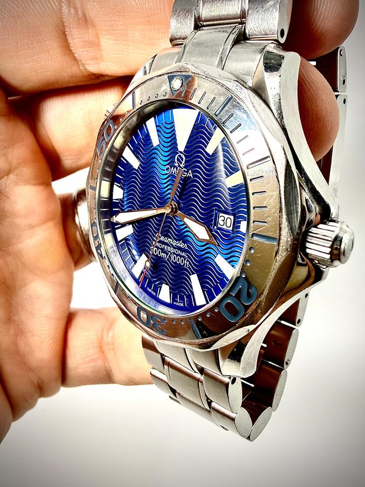 Omega Seamaster Diver 300 M 2265.80.00 Blue Dial Quartz 41mm