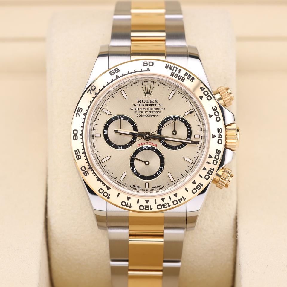 Rolex Daytona 126503 Champagne Dial Two Tone Yellow Gold Oyster