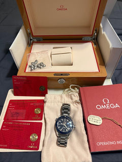Omega Seamaster Planet Ocean 39.5mm Blue Dial 2020