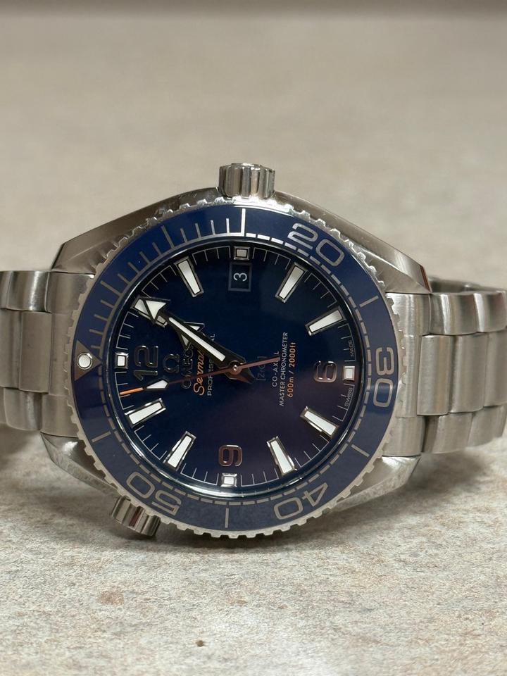 Omega Seamaster Planet Ocean 39.5mm Blue Dial 2020