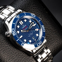 Omega Seamaster Diver 300 M Co-Axial Master Chronometer 42mm Blue Dial 210.30.42.20.03.001