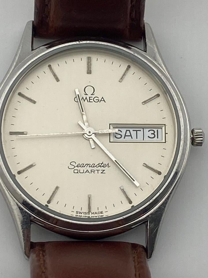 Omega Seamaster Rare Vintage Quartz Bilingual Date Reference 1437
