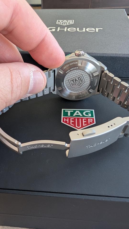 TAG Heuer Formula 1 Solargraph Green Bezel