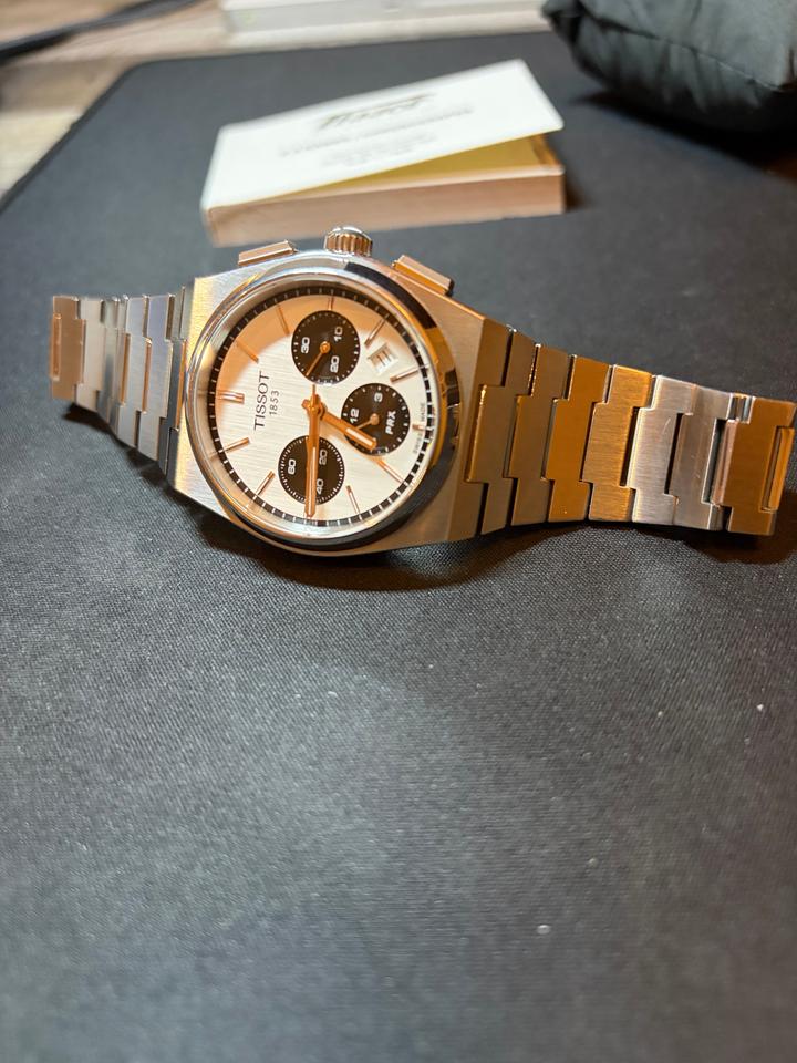Tissot PRX Automatic Chronograph 42mm White Dial