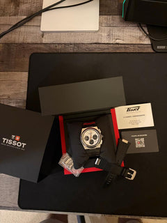 Tissot PRX Automatic Chronograph 42mm White Dial