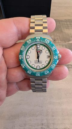 TAG Heuer Formula 1 Solargraph Green Bezel
