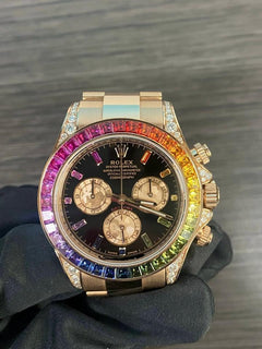 Rolex 116595RBOW Daytona Rainbow Rose Gold