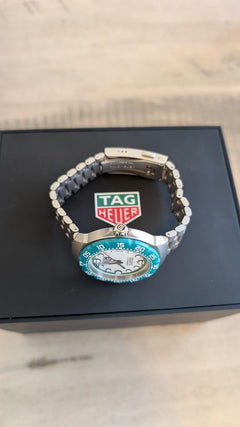 TAG Heuer Formula 1 Solargraph Green Bezel