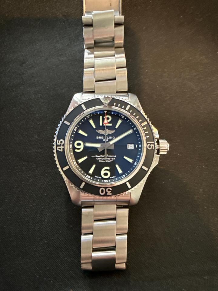 Breitling Superocean 42 A17366021B1A1 Black Full Set