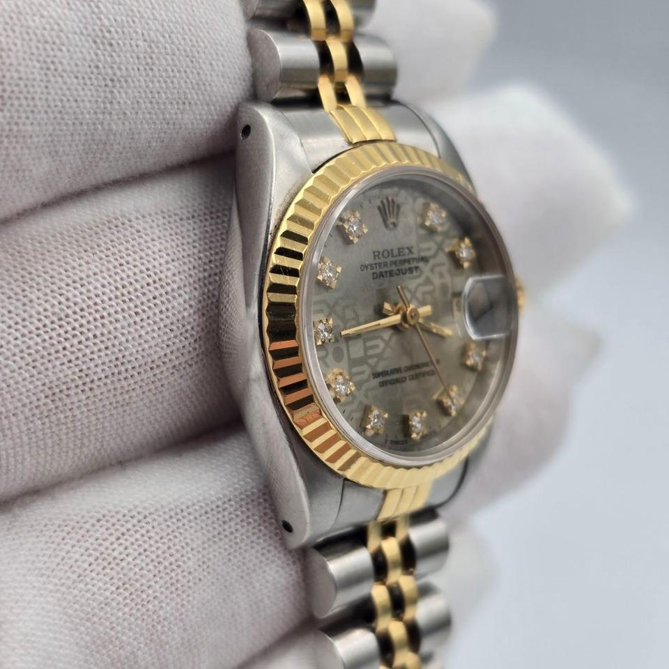 Rolex Lady-Datejust 69173 Grey Computer Diamond 26mm