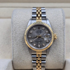 Rolex Lady-Datejust 69173 Grey Computer Diamond 26mm