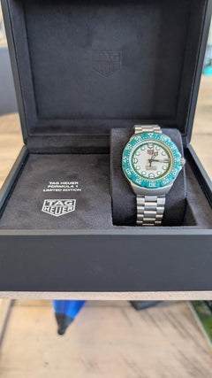 TAG Heuer Formula 1 Solargraph Green Bezel