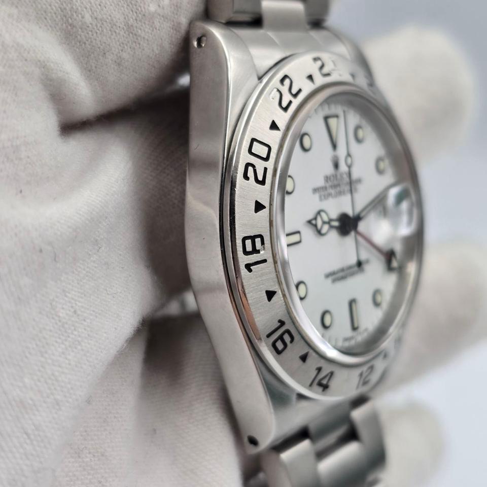 Rolex Explorer II Polar White Dial 16570 40mm