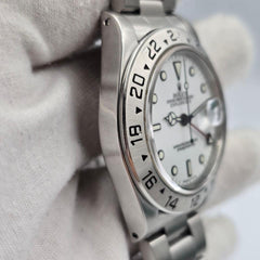Rolex Explorer II Polar White Dial 16570 40mm