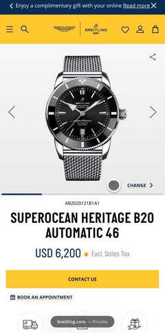 Breitling Superocean Heritage II Stickered and Unworn 2026