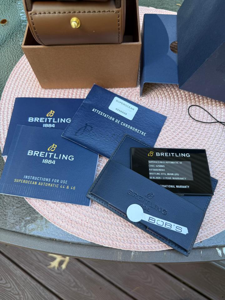 Breitling Superocean 42 A17366021B1A1 Black Full Set